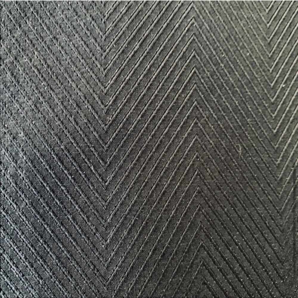 Costume National Chevron Texture Black Pencil Skirt Size Medium